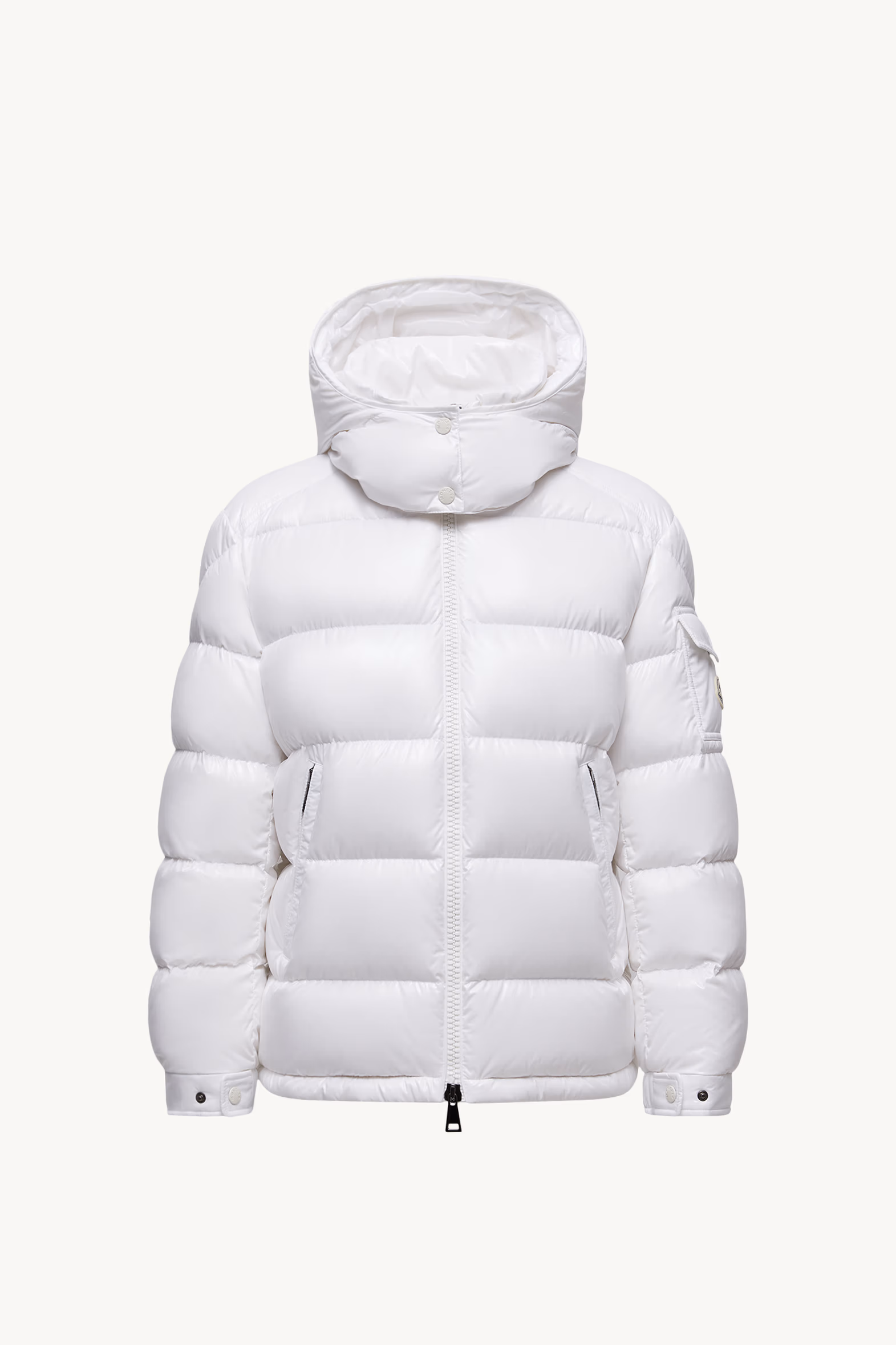 Maire Hooded Short Down Jacket Women Off White Moncler 2